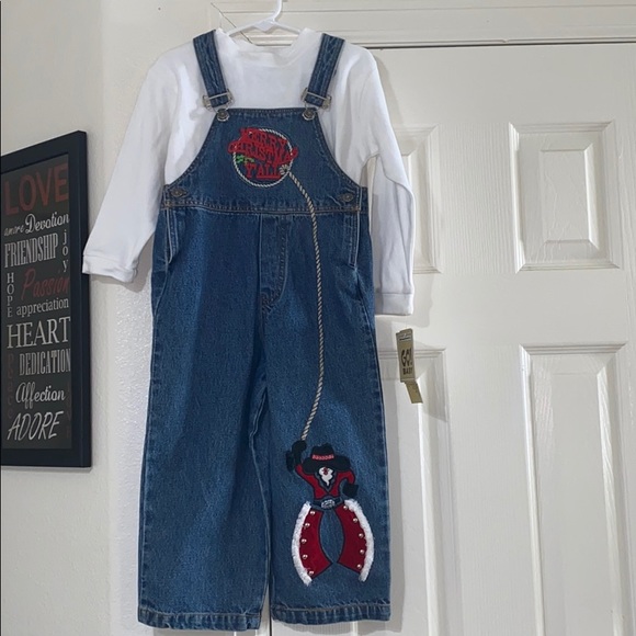 Merry Christmas Y’all! Go baby overalls - Picture 2 of 8